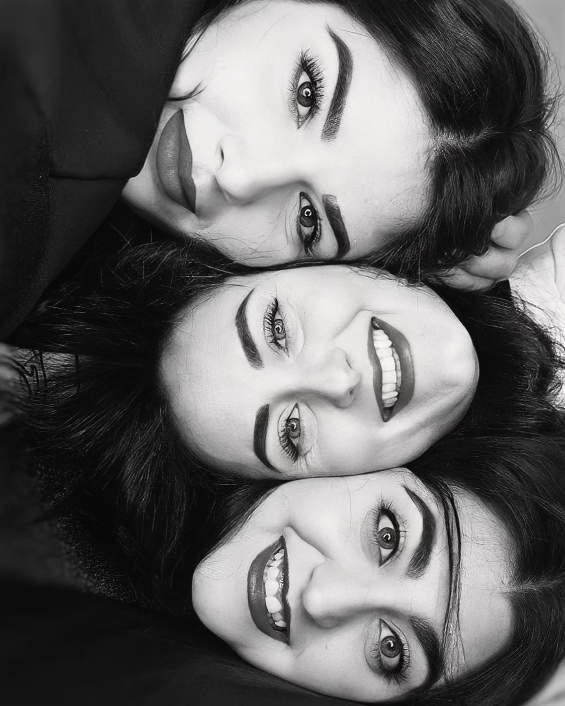 Team — ritratto stilizzato b/n